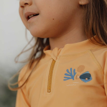 Little Dutch Zwemshirt Kind Korte Mouwem Honey Yellow - Little Dutch - Babywinkel - 8720986871174