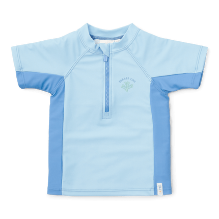 Little Dutch Zwemshirt Kind Korte Mouwen Blue Whale - Little Dutch - Babywinkel - 8720986871297