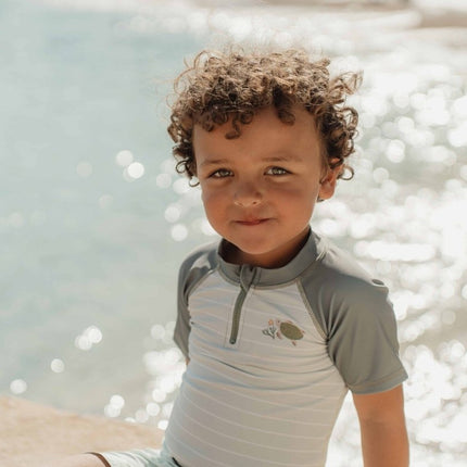 Little Dutch Zwemshirt Kind Korte Mouwen Fresh Greens - Little Dutch - Babywinkel - 8720986871099