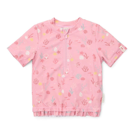 Little Dutch Zwemshirt Kind Korte Mouwen Ocean Treasures - Babywinkel - 8721122574430