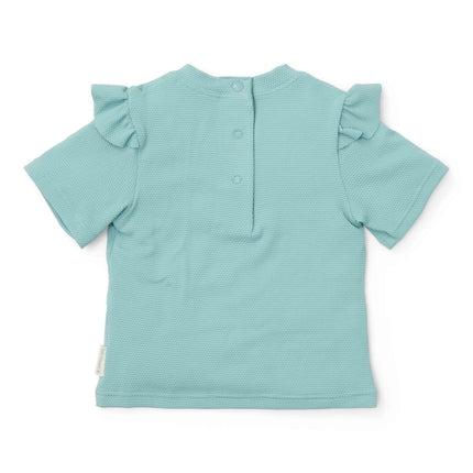 Little Dutch Zwemshirt Kind Korte Mouwen Ocean Treasures Surf Blue - Babywinkel - 8721122574393