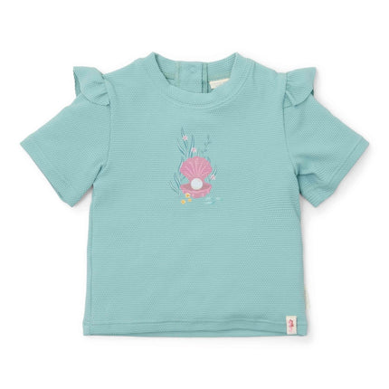 Little Dutch Zwemshirt Kind Korte Mouwen Ocean Treasures Surf Blue - Babywinkel - 8721122574393