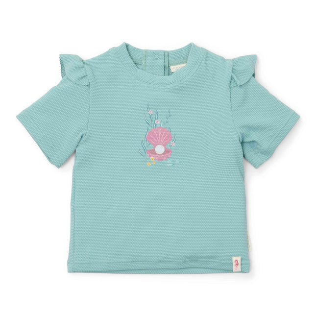 Little Dutch Zwemshirt Kind Korte Mouwen Ocean Treasures Surf Blue - Babywinkel - 8721122574393