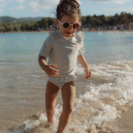 Little Dutch Zwemshirt Kind Korte Mouwen Ruches Sea Green - Little Dutch - Babywinkel - 8720986872393
