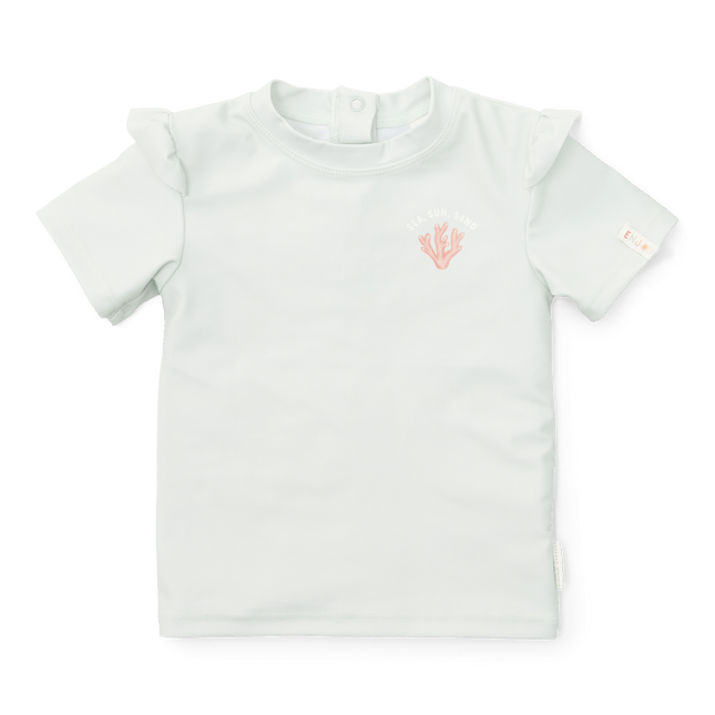 Little Dutch Zwemshirt Kind Korte Mouwen Ruches Sea Green - Little Dutch - Babywinkel - 8720986872393