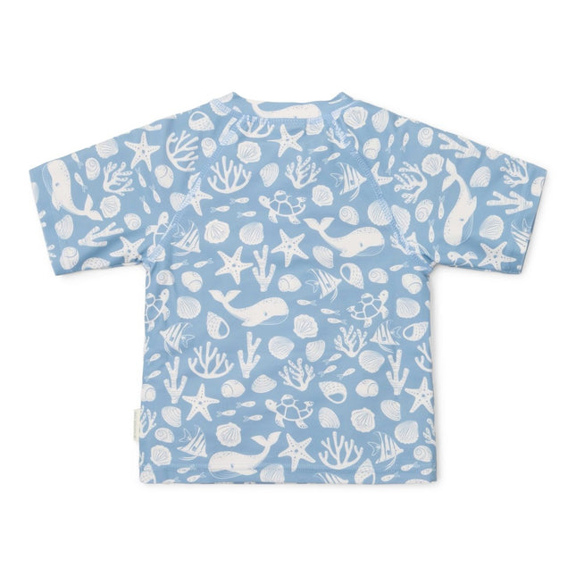 Little Dutch Zwemshirt Kind Korte Mouwen Sea Life Ocean Blue - Babywinkel - 8721122573105