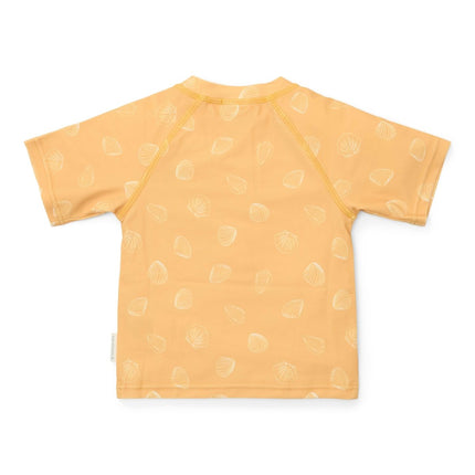 Little Dutch Zwemshirt Kind Korte Mouwen Seashells Sunny Yellow - Babywinkel - 8721122573228
