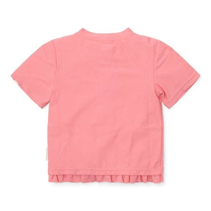Little Dutch Zwemshirt Kind Korte Mouwen Sunny Flowers Rouge - Babywinkel - 8721122574355