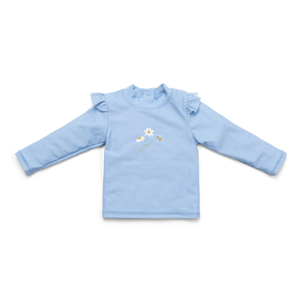 Little Dutch Zwemshirt Kind Lange Mouwen Ruches Blue Daisies - Little Dutch - Babywinkel - 8720986872515