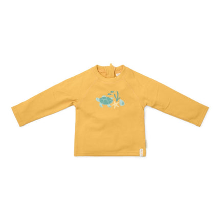 Little Dutch Zwemshirt Kind Lange Mouwen Seashells Sunny Yellow - Babywinkel - 8721122572986