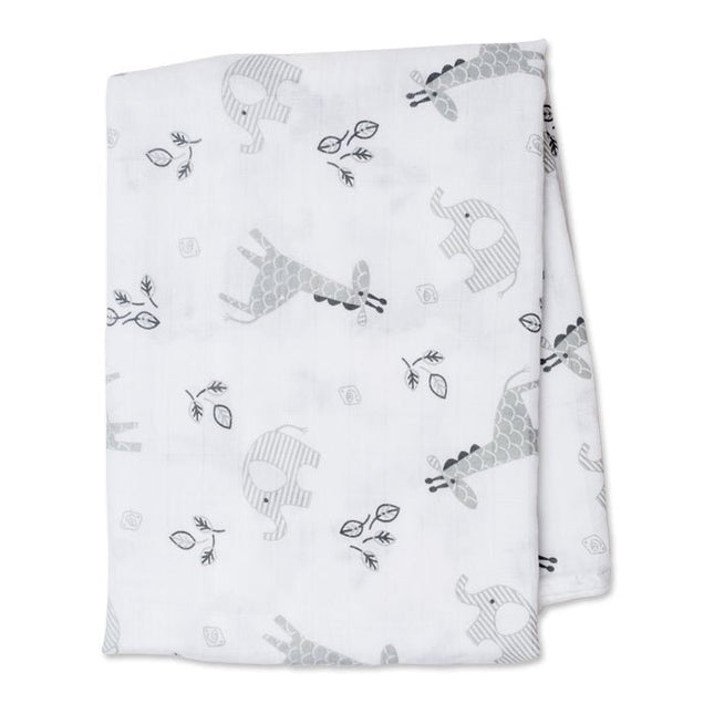 Lulujo Hydrofiele Doek Afrique Katoen 120x120cm koop je bij Babywinkel