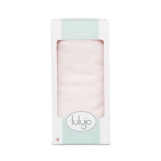 Lulujo Hydrofiele Doek Pink 120x120cm koop je bij Babywinkel