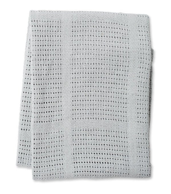Lulujo Wiegdeken Cellular Grey koop je bij Babywinkel