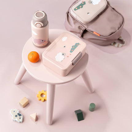 Lunch box w/divider powder Tiny farm - Babywinkel - 5712643059882