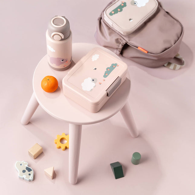Lunch box w/divider powder Tiny farm - Babywinkel - 5712643059882