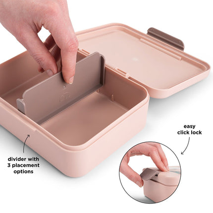 Lunch box w/divider powder Tiny farm - Babywinkel - 5712643059882