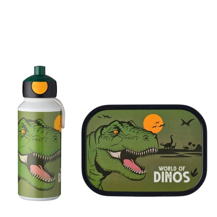Lunchset Campus Drinkfles+Lunchbox Dino - Babywinkel - 8711269987873