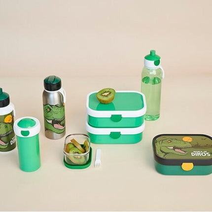 Lunchset Campus Drinkfles+Lunchbox Dino - Babywinkel - 8711269987873