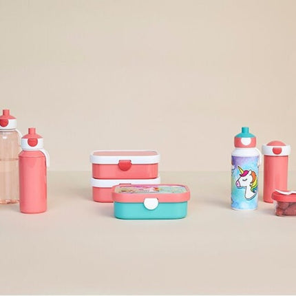 Lunchset Campus Drinkfles+Lunchbox Unicorn - Babywinkel - 8711269957234