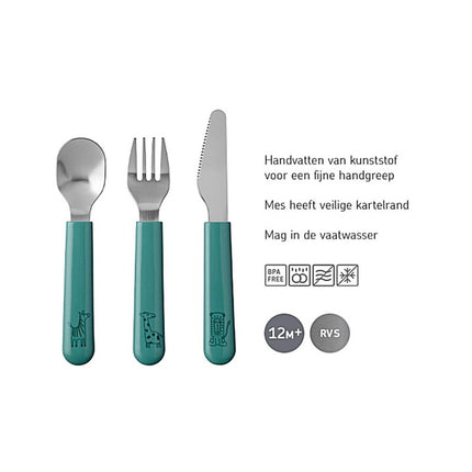Mepal Baby Bestekset Mio 3 delig Deep Blue - Mepal - Babywinkel - 8711269993478
