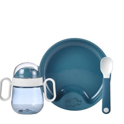 Mepal Kinderservies Set Mio 3 delig Deep Blue - Mepal - Babywinkel - 8711269993720