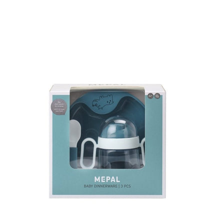 Mepal Kinderservies Set Mio 3 delig Deep Blue - Mepal - Babywinkel - 8711269993720