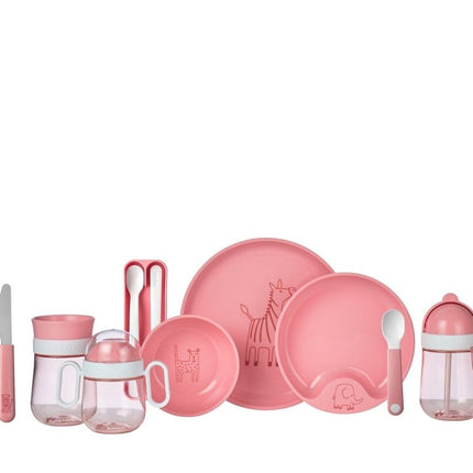 Mepal Kinderservies Set Mio 3 delig Deep Pink - Mepal - Babywinkel - 8711269993713