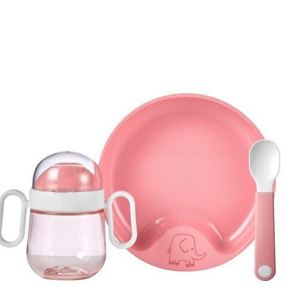 Mepal Kinderservies Set Mio 3 delig Deep Pink - Mepal - Babywinkel - 8711269993713
