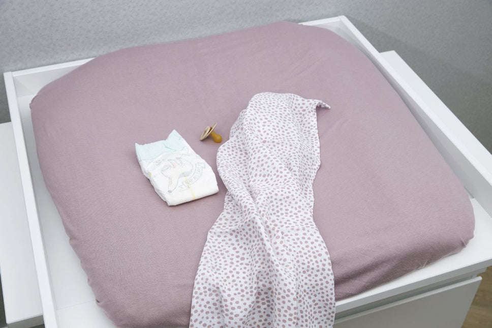 Meyco Aankleedkussenhoes 3K Basic Jersey Lilac - Meyco - Babywinkel - 4054703840087