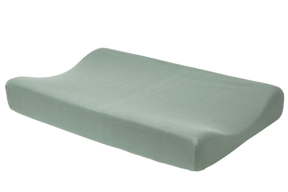 Meyco Aankleedkussenhoes Basic Jersey Stone Green - Meyco - Babywinkel - 4054703860221
