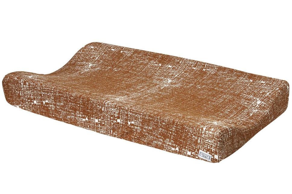 Meyco Aankleedkussenhoes Fine Lines Camel - Meyco - Babywinkel - 4054703516319