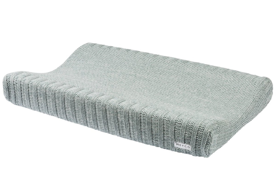 Meyco Aankleedkussenhoes Relief Mixed Stone Green - Meyco - Babywinkel - 4054703630848