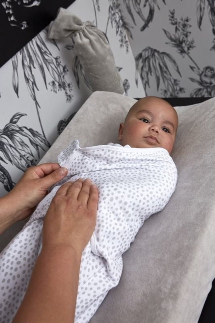 Meyco Aankleedkussenhoes Velvet Light Grey - Meyco - Babywinkel - 4054703516050