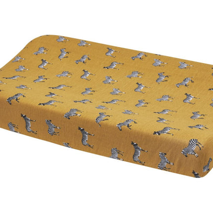 Meyco Aankleedkussenhoes Zebra Animal Honey Gold - Meyco - Babywinkel - 4054703516418