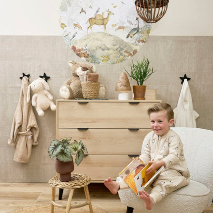 Meyco Baby Penguin Baby Winter Slaapoverall Jumper Met Vaste Mouw Soft Sand - Meyco - Babywinkel - 4054703533668