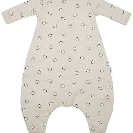 Meyco Baby Penguin Baby Winter Slaapoverall Jumper Met Vaste Mouw Soft Sand - Meyco - Babywinkel - 4054703533668