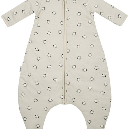 Meyco Baby Penguin Baby Winter Slaapoverall Jumper Met Vaste Mouw Soft Sand - Meyco - Babywinkel - 4054703533668