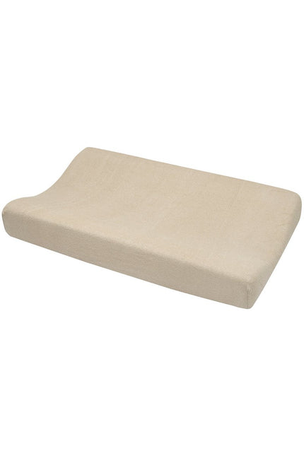 Meyco Baby Uni Aankleedkussenhoes Badstof Sand 50X70Cm - Meyco - Babywinkel - 4054703033113