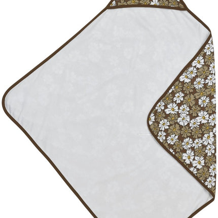 Meyco Badcape Baby 90X90cm Vintage Flower Taupe - Meyco - Babywinkel - 4054703517866