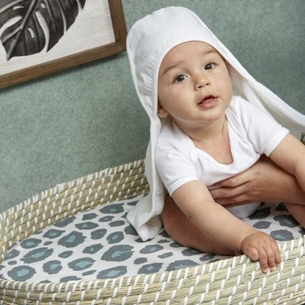 Meyco Badcape Baby Basic Jersey Wit - Meyco - Babywinkel - 4054703870008