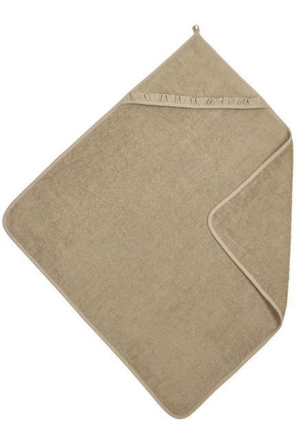 Meyco Badcape Baby Ruffle Taupe 80X80cm - Meyco - Babywinkel - 4054703112313
