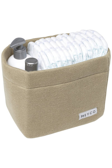 Meyco Commodemandje Medium Knit Basic Taupe - Meyco - Babywinkel - 4054703843026