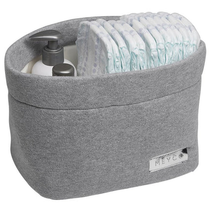 Meyco Commodemandje Small Knit Grijs Melange - Meyco - Babywinkel - 4054703823042