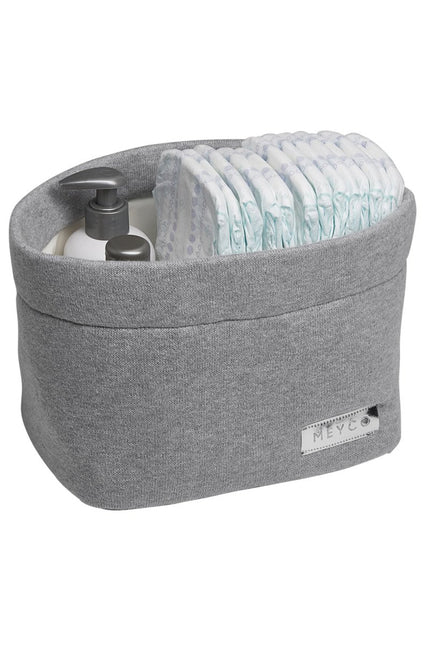 Meyco Commodemandje Small Knit Grijs Melange - Meyco - Babywinkel - 4054703823042