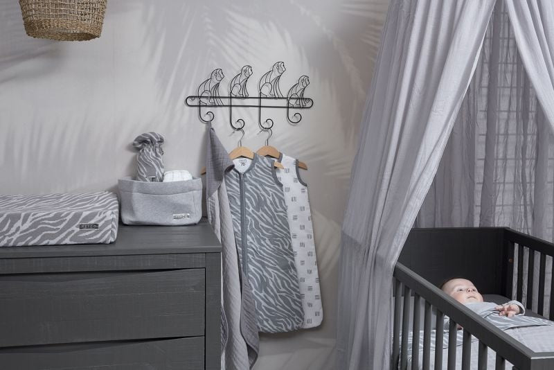 Meyco Commodemandje Small Knit Grijs Melange - Meyco - Babywinkel - 4054703823042