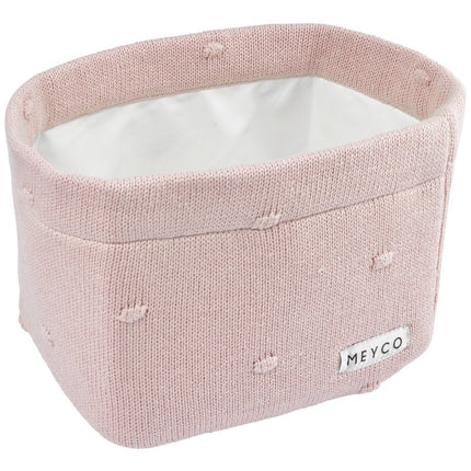 Meyco Commodemandje Small Mini Knots Soft Pink - Meyco - Babywinkel - 4054703230895