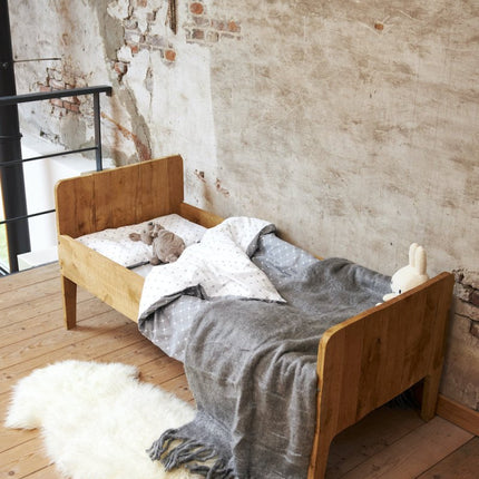 Meyco DekbedovertrekxMrs. Keizer 120X150cm Louis Grijs - Meyco - Babywinkel - 4054703436600