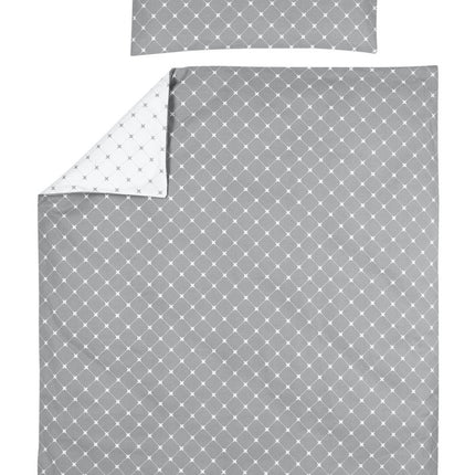 Meyco DekbedovertrekxMrs. Keizer 120X150cm Louis Grijs - Meyco - Babywinkel - 4054703436600