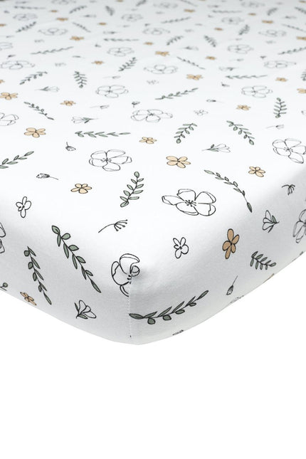 Meyco Hoeslaken Jersey 40X80/90 Floral - Meyco - Babywinkel - 4054703563764