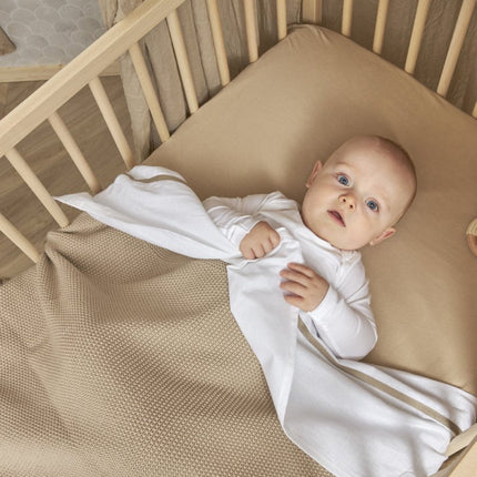 Meyco Hoeslaken Jersey 40X80/90 Sand - Meyco - Babywinkel - 4054703563061